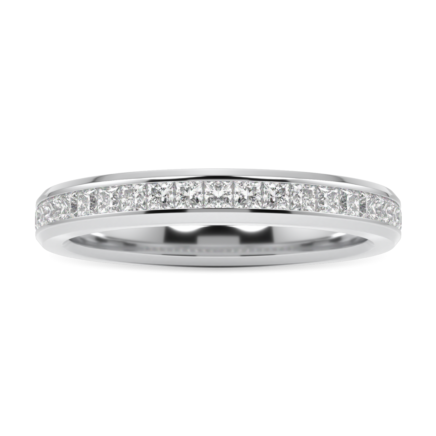 Brilliance 40 Platinum Half Diamond Band