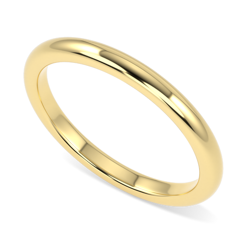 Cove 18ct Yellow Gold Wedding Band