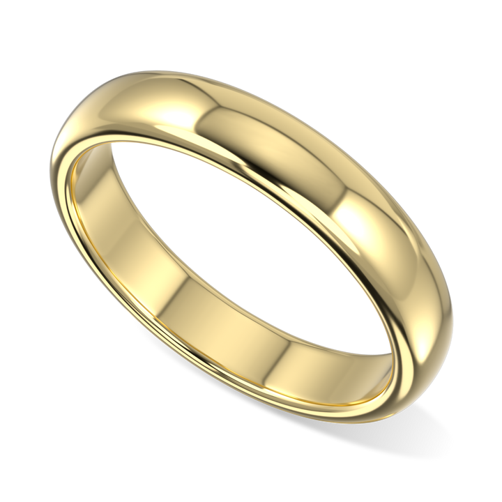 Cove Gents 18ct Yellow Gold Wedding Band