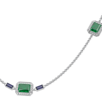 Empower Emerald Diamond Chain