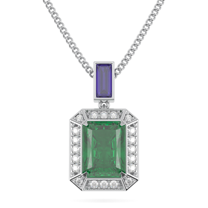 Empower Emerald Diamond Drop Pendant