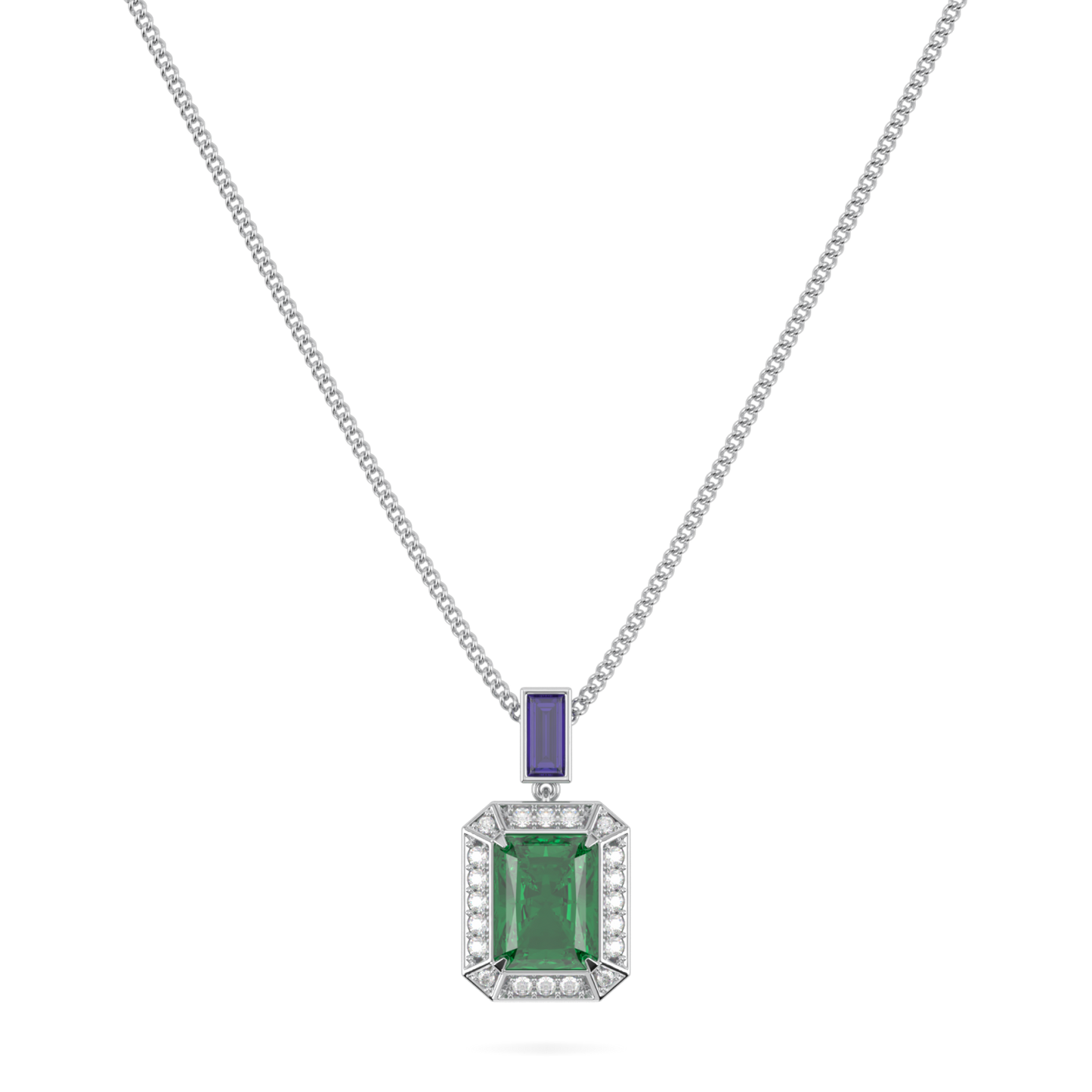 Empower Emerald Diamond Drop Pendant