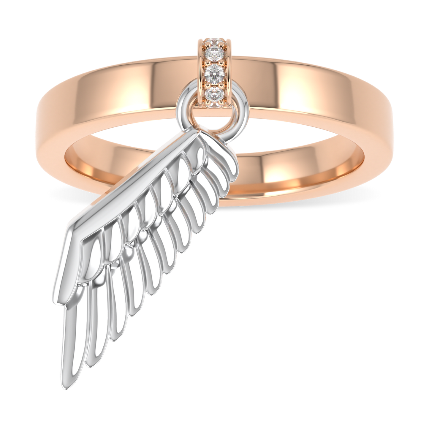 Empower Freedom Rose Gold Ring