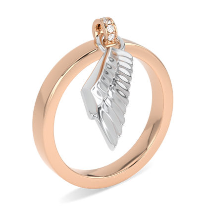 Empower Freedom Rose Gold Ring