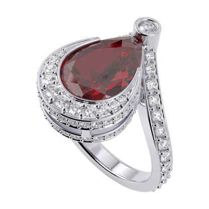 Evermore Ruby Diamond Ring