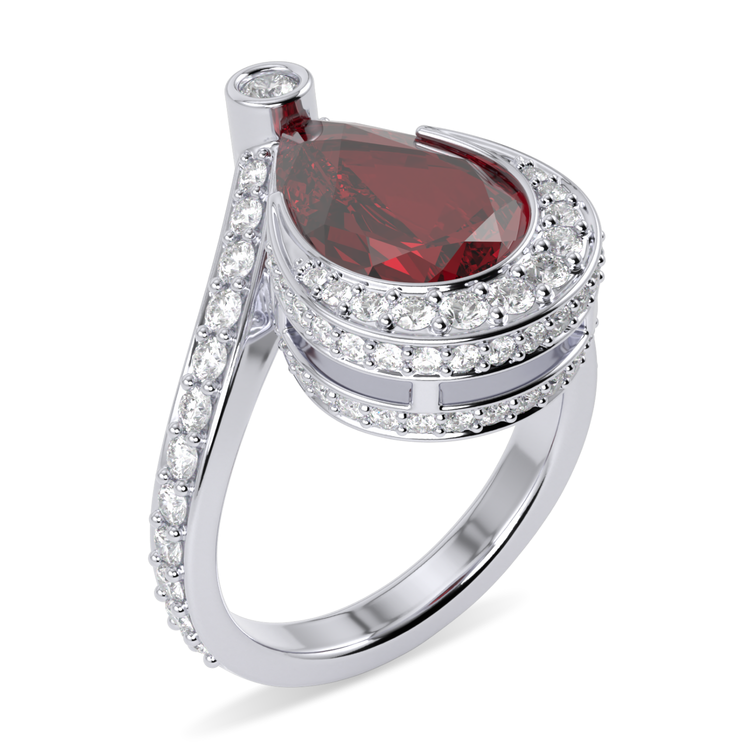 Evermore Ruby Diamond Ring