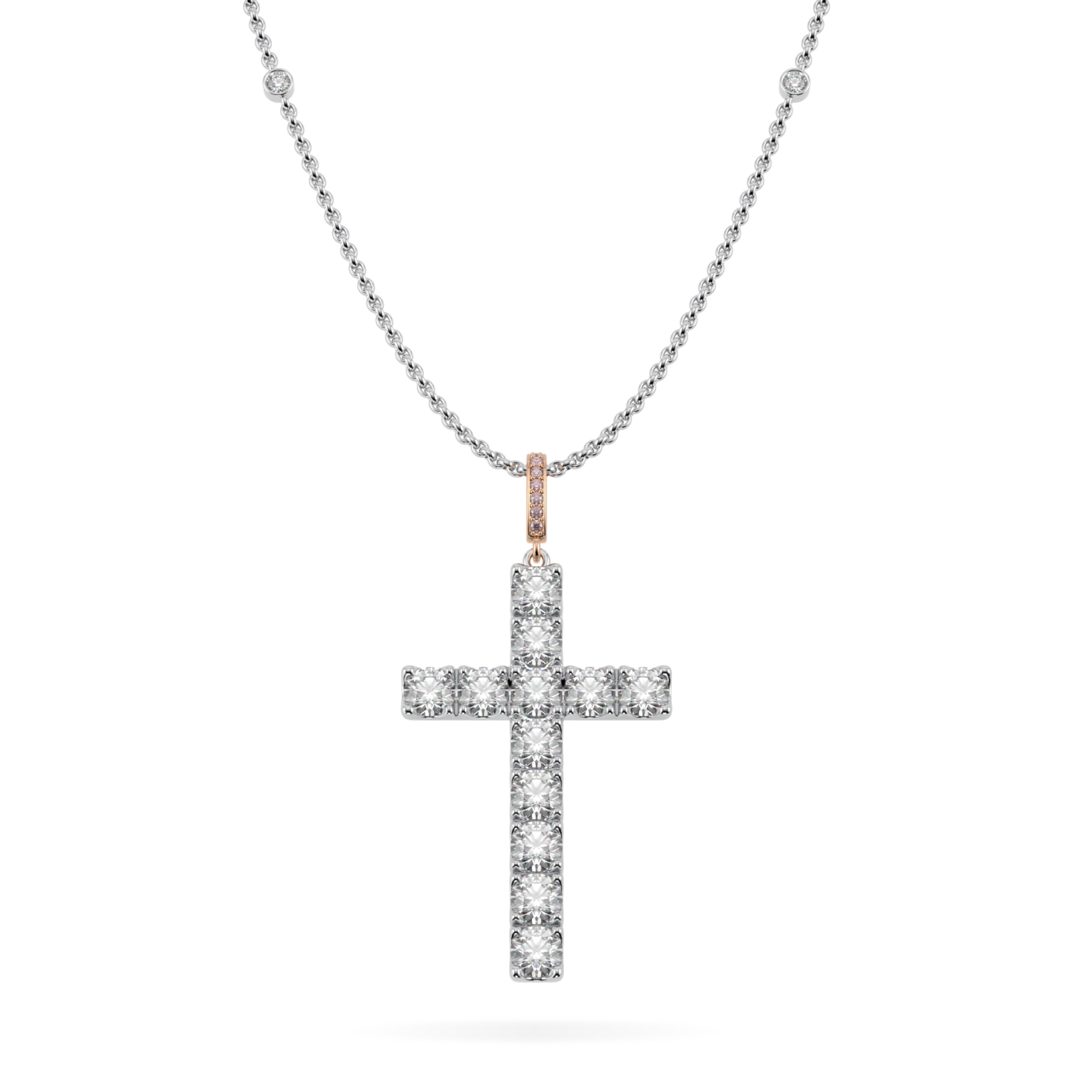 Faith Diamond Set Cross