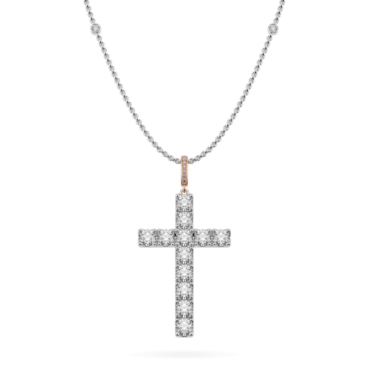 Faith Diamond Set Cross