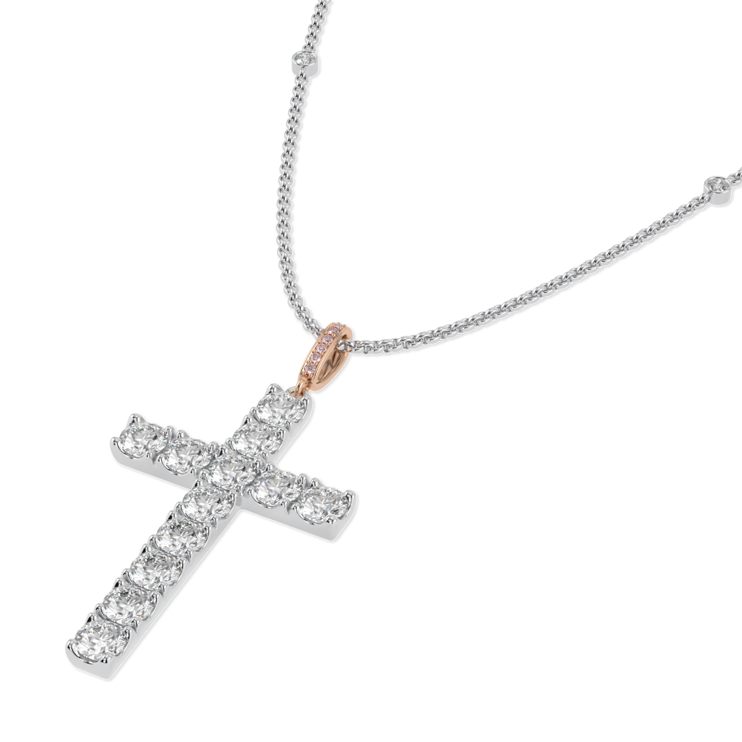 Faith Diamond Set Cross