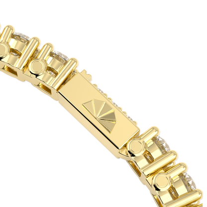 Classic Blacklock 18ct Yellow Gold Diamond Tennis Bracelet