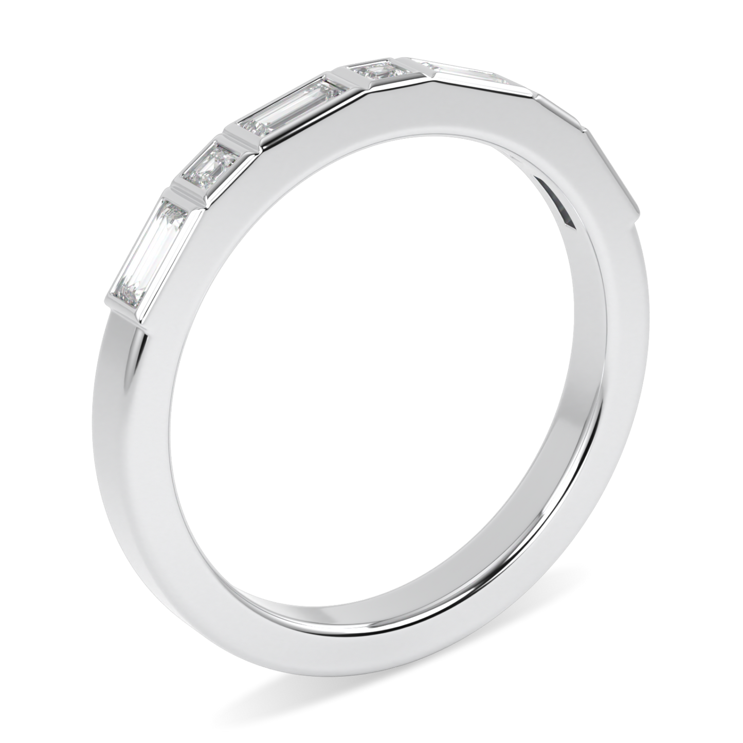 Force Platinum Diamond Wedding Band