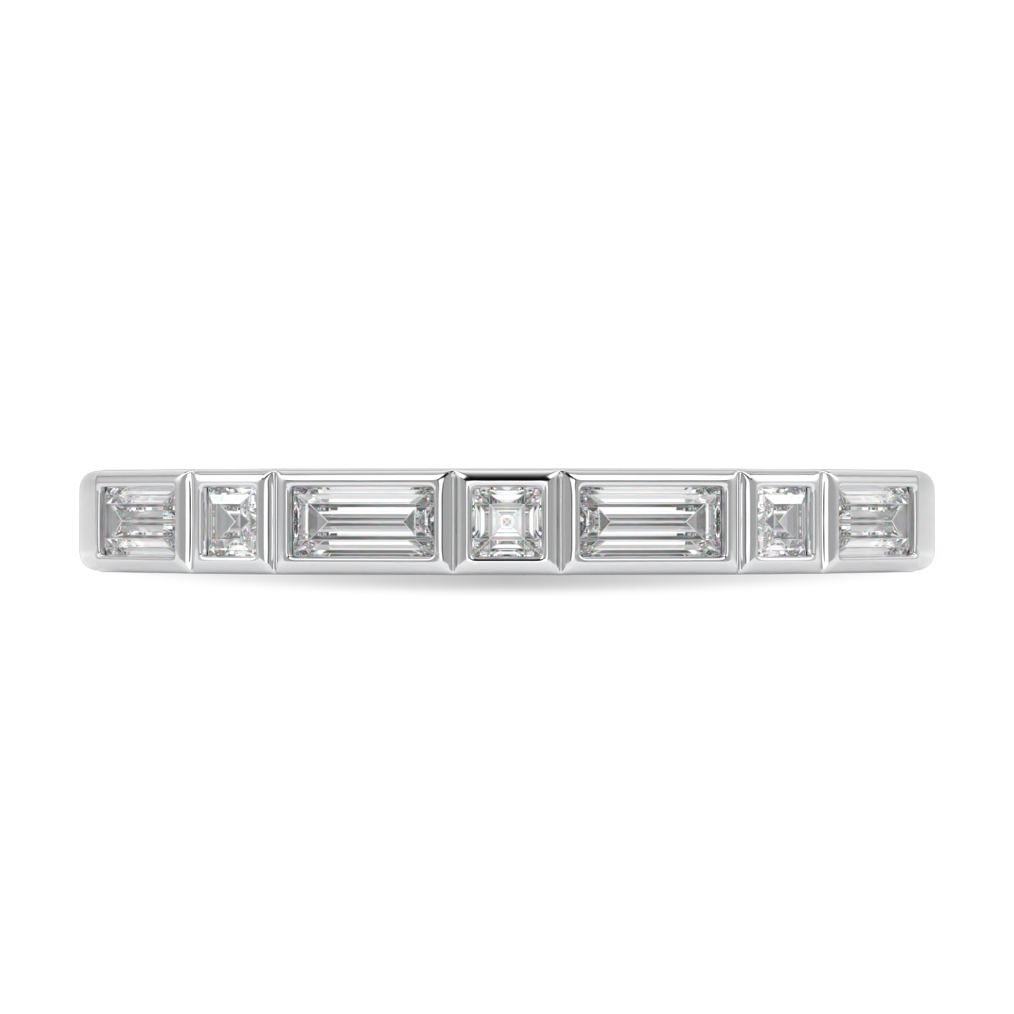 Force Platinum Diamond Wedding Band