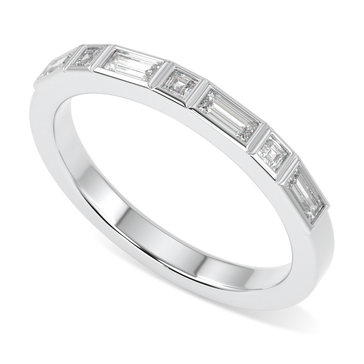 Force Platinum Diamond Wedding Band