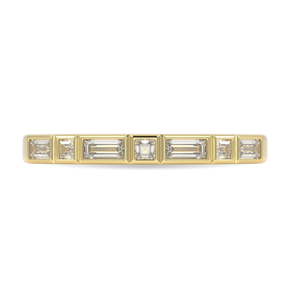 Force Yellow Gold Diamond Wedding Band