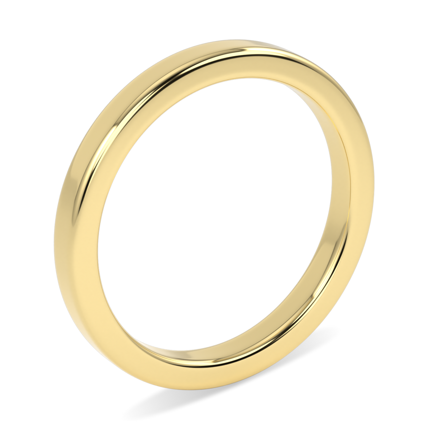 Force Yellow Gold Wedding Band