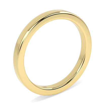 Force Yellow Gold Wedding Band