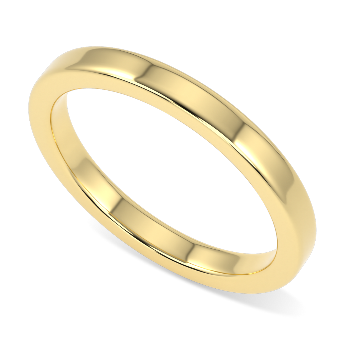 Force Yellow Gold Wedding Band