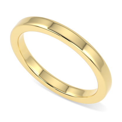 Force Yellow Gold Wedding Band