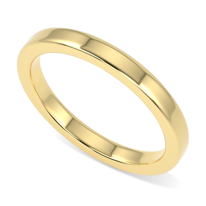 Force Yellow Gold Wedding Band