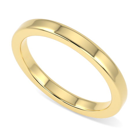 Force Yellow Gold Wedding Band