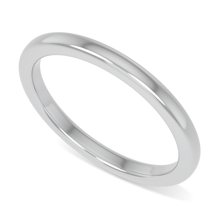 Hawthorn Platinum Wedding Band