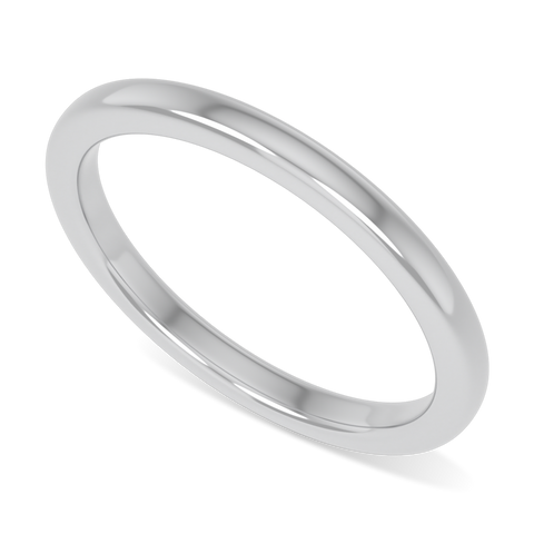 Hawthorn Platinum Wedding Band