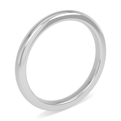 Hawthorn Platinum Wedding Band