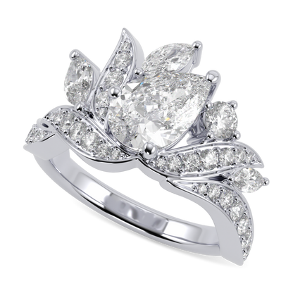 Inferno Platinum Diamond Engagement Ring