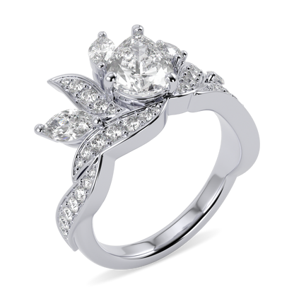 Inferno Platinum Diamond Engagement Ring