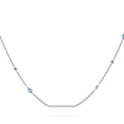 Neo Aquamarine Diamond Chain