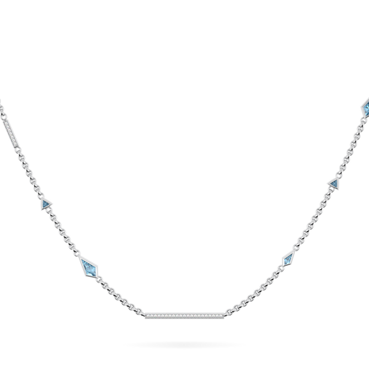 Neo Aquamarine Diamond Chain