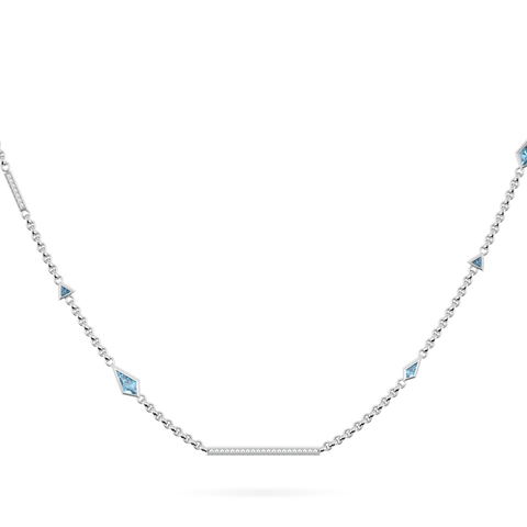 Neo Aquamarine Diamond Chain