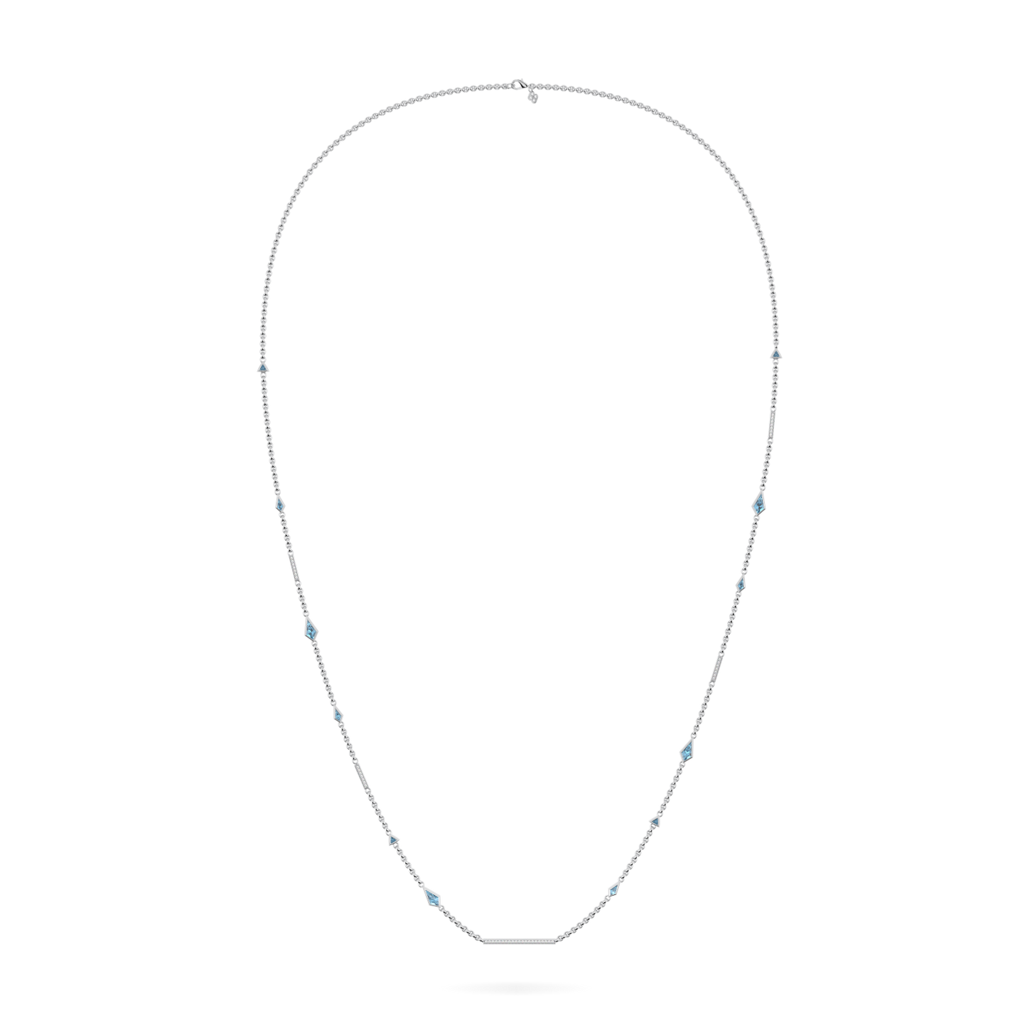 Neo Aquamarine Diamond Chain