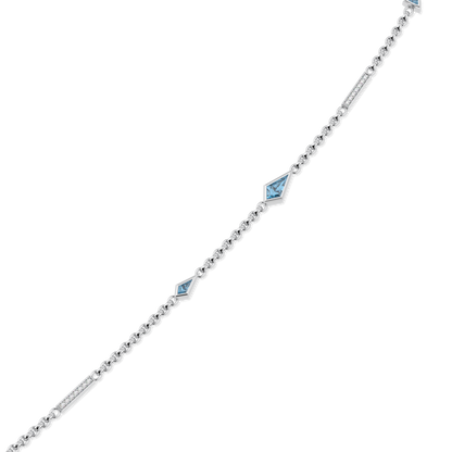 Neo Aquamarine Diamond Chain