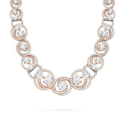 Serpentine Diamond Necklet