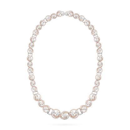 Serpentine Diamond Necklet