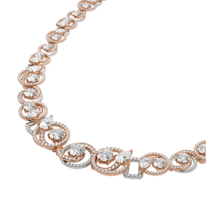 Serpentine Diamond Necklet