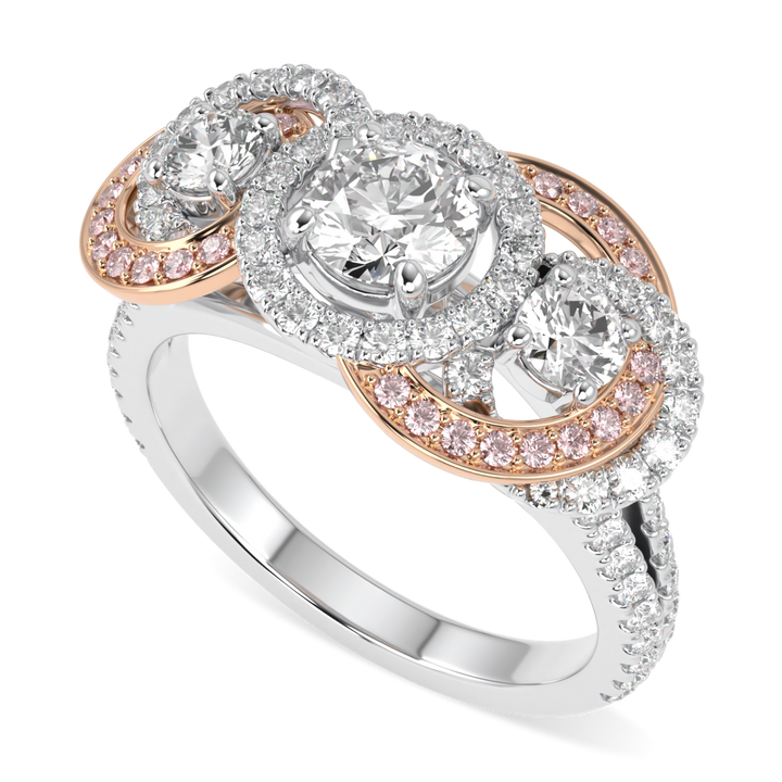 Trinity Three Stone Diamond Ring